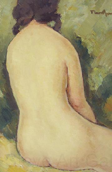 Nicolae Tonitza Naked France oil painting art